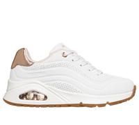 Skechers Bambina UNO Gen1 - Shimmer Wave Sneaker in Bianco, Taglia 36.5