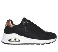 Skechers Bambina UNO Gen1 Sneaker in Nero/Rosa Oro, Taglia 35