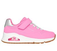 Skechers Bambina UNO Gen1 - Summer Core Sneaker in Rosa Fluo/Argento, Taglia 29