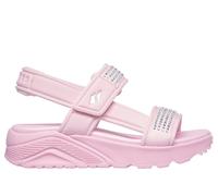 Skechers Bambina UNO Lite Sandali - Sunny Studs in Rosa Chiaro, Taglia 30