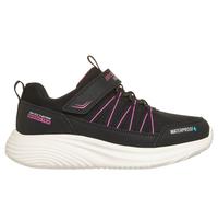 Skechers Bambina Waterproof: Bounder Pro - Aqua Step Sneaker in Nero/Rosa Fluo, Taglia 27