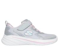 Skechers Bambina Wave 92 Sneaker in Grigio Chiaro, Taglia 31, Lavabile in lavatrice