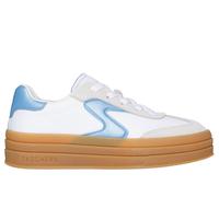 Skechers Bambina Zinger Lift - Homecoming Star Sneaker in Bianco/Blu, Taglia 36