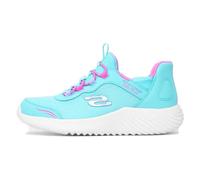 Skechers Bounder - Sneaker da Ragazza Semplice e Carina, Turchese, 2 UK Child