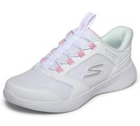 Skechers Bambine e Ragazze Go Run 400 V2 Tetra Speed Slip-in ALLENATRICE, White, 34 EU