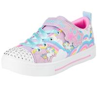 Skechers Bambine e Ragazze Twinkle Sparks Jumpin' Clouds Sneakers, Lavender Synthetic Multi Trim, 27 EU