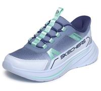 Skechers Bambine e Ragazze Wave 92 Sneaker, Light Blue Synthetic Multi Trim, 31 EU