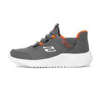 Skechers Bambini e ragazzi Bounder Brisk-Burst Slip-In ALLENATRICE, Charcoal Black Synthetic / Textile / Black Tr, 28.5 EU