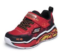 Skechers Bambini e Ragazzi Mega Scene Sneaker, Red Textile Red Synthetic Black & Blue Trim, 22 EU