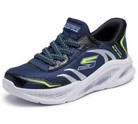 Skechers Scarpe da ginnastica Meteor Lights Brisk-Beams Slip-ins Nero Argento Bambino 35