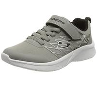 Skechers Sneaker Bambini e Ragazzi Microspec Texlor Bordo in tessuto nero/grigio 30 EU