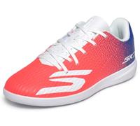 Skechers Bambini e Ragazzi SKX_2 Jr Indoor Scarpe da Calcio, White/Blue/Pink, 36.5 EU