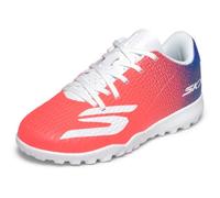 Skechers Bambini e Ragazzi SKX_2 Jr TD Scarpe da Calcio per Turf, White/Blue/Pink, 26.5 EU