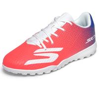 Skechers Bambini e Ragazzi SKX_2 Jr Turf Scarpe da Calcio, White/Blue/Pink, 36 EU
