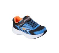 Skechers Bambini Microspec Tread Sneakers 404115L BBOR Neri/Blu/Arancioni