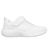 Skechers Bambino Bounder - Power Study Sneaker in Bianco, Taglia 35.5
