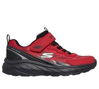 Skechers Bambino Boundless - Strike Flow Sneaker in Rosso/Nero, Taglia 32, Lavabile in lavatrice