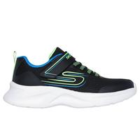 Skechers Bambino Dynamatic - Swift Tread Sneaker in Nero/Blu/Lime, Taglia 28, Lavabile in lavatrice