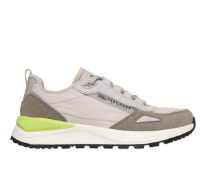Skechers Bambino Fury Sneaker in Grigio/Lime, Taglia 35