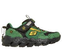 Skechers Bambino John Deere: Mega-Flex Lite - Dozer-Brights Sneaker in Grigio/Nero, Taglia 32