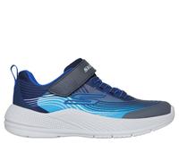 Skechers Bambino Microspec Advance Sneaker in Blu Navy Blue/Blu, Taglia 27, Lavabile in lavatrice