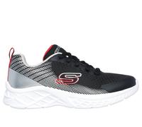Skechers Bambino Microspec II - Vovrix Sneaker in Nero/Rosso, Taglia 33.5