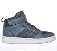 Skechers Bambino Quick Street - Rapid Avenue Sneaker in Carbone/Nero, Taglia 36, Lavabile in lavatrice