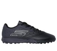 Skechers Bambino Razor 1.5 Jr Youth TF Shoes in Nero/Argento, Taglia 36