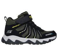 Skechers Bambino Rugged Ranger - Storm Trail Shoes in Nero/Verde, Taglia 27.5