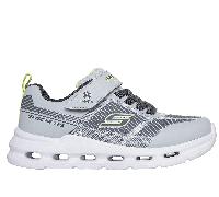 Skechers Bambino S-Lights: Glide-Step Lights Sneaker in Grigio/Lime, Taglia 27