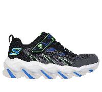 Skechers Bambino S-Lights: Mega-Surge 2.0 Sneaker in Carbone/Nero, Taglia 30