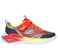 Skechers Bambino S Lights: Tri-Namics 2.0 Sneaker in Rosso/Multicolore, Taglia 33.5