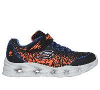 Skechers Bambino S Lights: Vortex 2.0 - Zorento Sneaker in Nero/Blu/Arancione, Taglia 27