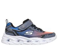 Skechers Bambino S-Lights: Vortex 3.0 Sneaker in Nero/Blu/Arancione, Taglia 36