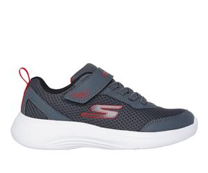 Skechers Bambino Selectors - Reset Achieved Sneaker in Carbone, Taglia 33.5, Lavabile in lavatrice