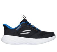 Skechers Bambino Slip-ins: GO RUN 400 V.2 - Turbo-Brisk Sneaker in Nero/Blu Blu Royalblu, Taglia 35, Lavabile in lavatrice