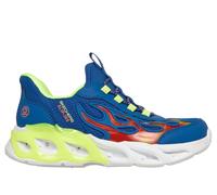 Skechers Bambino Slip-ins S-Lights: Thermo Flash 2.0 - Heat-Brisk Sneaker in Blu/Giallo, Taglia 27.5