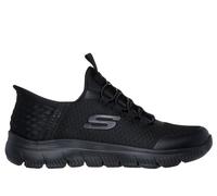 Skechers Bambino Slip-ins: Summits - High Range Sneaker in Nero, Taglia 27.5, Vegan, Lavabile in lavatrice