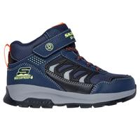 Skechers Bambino Storm Blazer - Glow Roam Shoes in Blu Navy Blue/Nero, Taglia 33