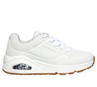 Skechers Bambino Uno - Stand On Air Sneaker in Bianco, Taglia 36.5
