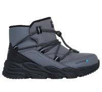 Skechers Bambino Waterproof: Turbo Tread - Storm Glider Shoes in Carbone/Nero, Taglia 30