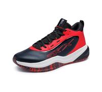 Skechers Basketball Skx League - Sneaker da Uomo, Nero/Rosso, 41 EU