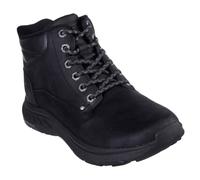 Skechers BBK 205333 - Stivali stringati in pelle e sintetico da uomo, colore: Nero, Nero , 45 EU