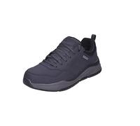 Skechers BENAGO MEN, Scarpa da Camminata Uomo, Navy Waterproof Leather, 44 EU