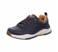 Skechers Benago - Treno, Sneaker Uomo, Nero Black Leather Blk, 42.5 EU