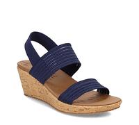 Skechers Beverlee Pura Fortuna, Scarpe da ginnastica Donna, Maglia A Maglia Ingegnerizzata Blu Navy, 41 EU