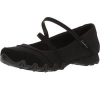 Skechers Bikers-Get-up, Mary Janes Donna, Nero, 38.5 EU