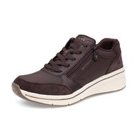 Skechers Donna Billion Flex Luxe Up Sneaker, Chocolate Duraleather Suede Mesh, 39 EU