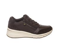 Skechers Donna Billion Flex Luxe Up Sneaker, Chocolate Duraleather Suede Mesh, 40 EU