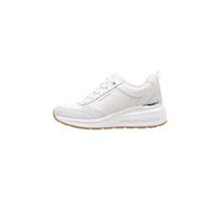 Skechers Billion Subtle Spots, Scarpe da ginnastica basse Donna, Off White Dura Leather White Leopard Trim, 36 EU
